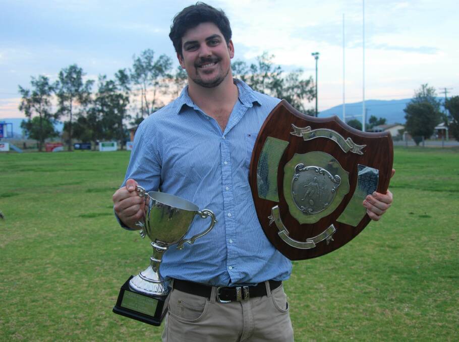 BIG SEASON: Scone number eight Doug McKillop was named the Central North Rugby Union's best and fairest for 2019, capping off a brilliant year back in the blue. Photo: Supplied 