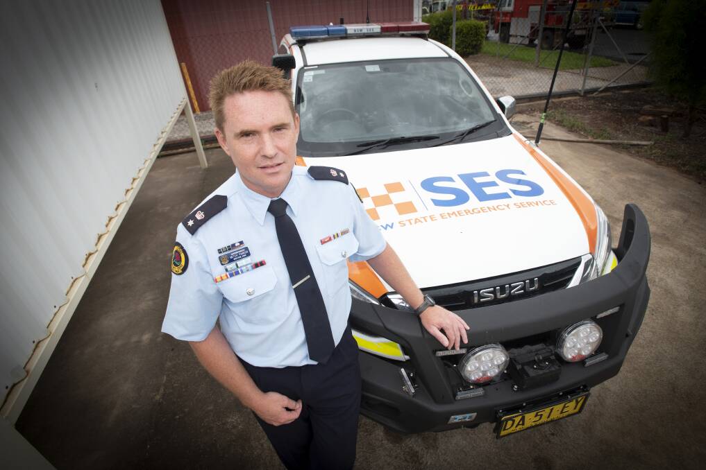 ON STANDBY: SES Superintendent Mitch Parker said crews are on standby should the predicted rainfall this week pose any new risks. Photo: Peter Hardin