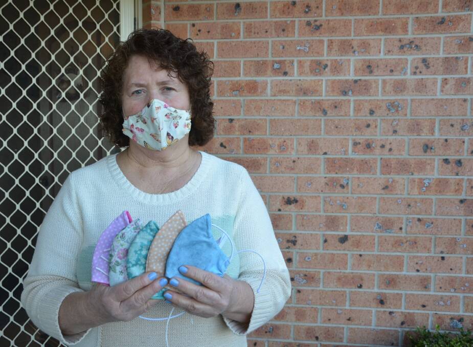 IN NEED: Tamworth's Roslyn Hurst said she has been inundated by requests to purchase her face masks following new COVID-19 restrictions introduced on Saturday.
