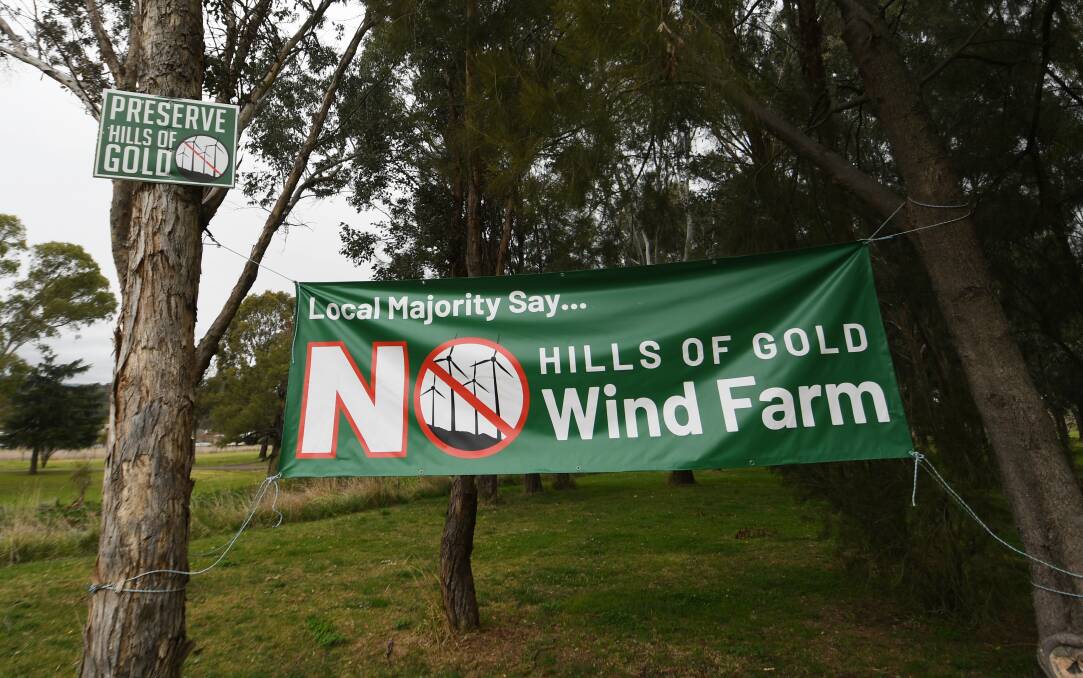 Wind farm opponents have made their views on the project loud and clear from the get-go. Picture by Gareth Gardner