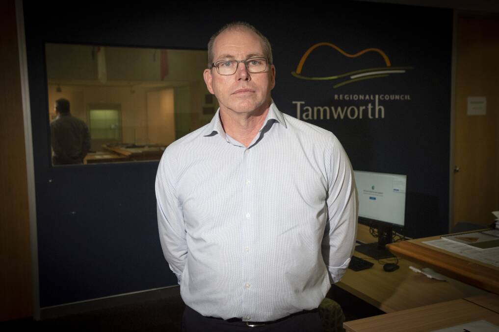 WASTE CHANGES: Tamworth Regional Council water and waste director Bruce Logan. Photo: Peter Hardin