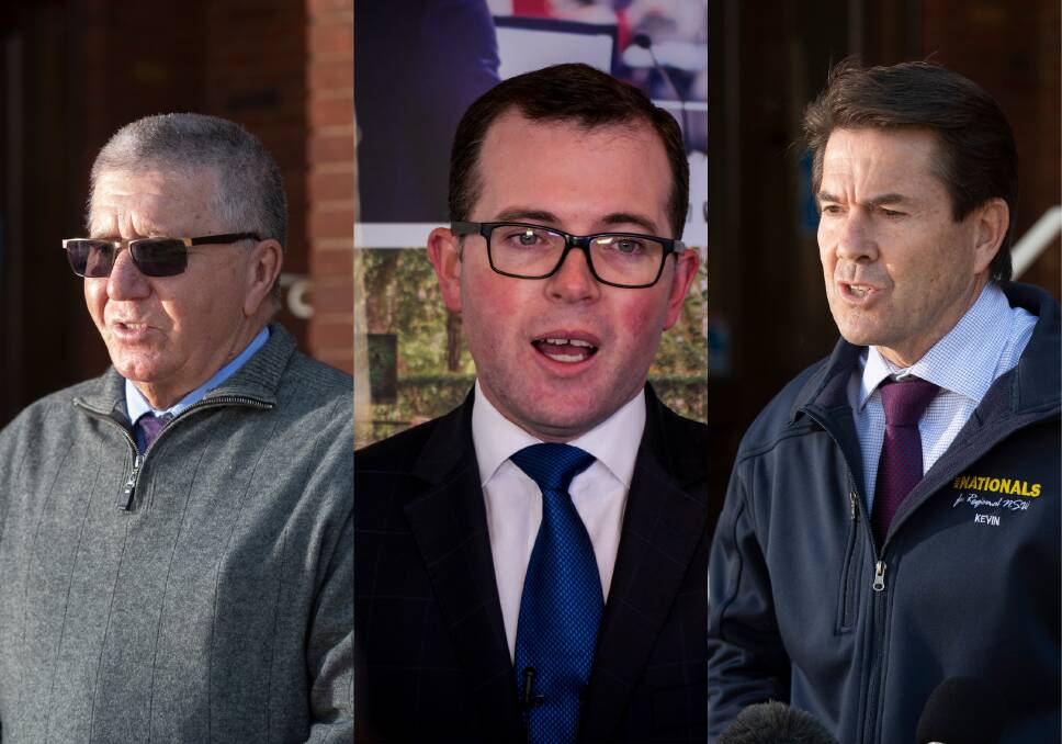 FREEDOM: Tamworth mayor Col Murray, Northern Tablelands MP Adam Marshall and Tamworth MP Kevin Anderson have weighed in on the decision to come out of lockdown. Photos: Peter Hardin, File 