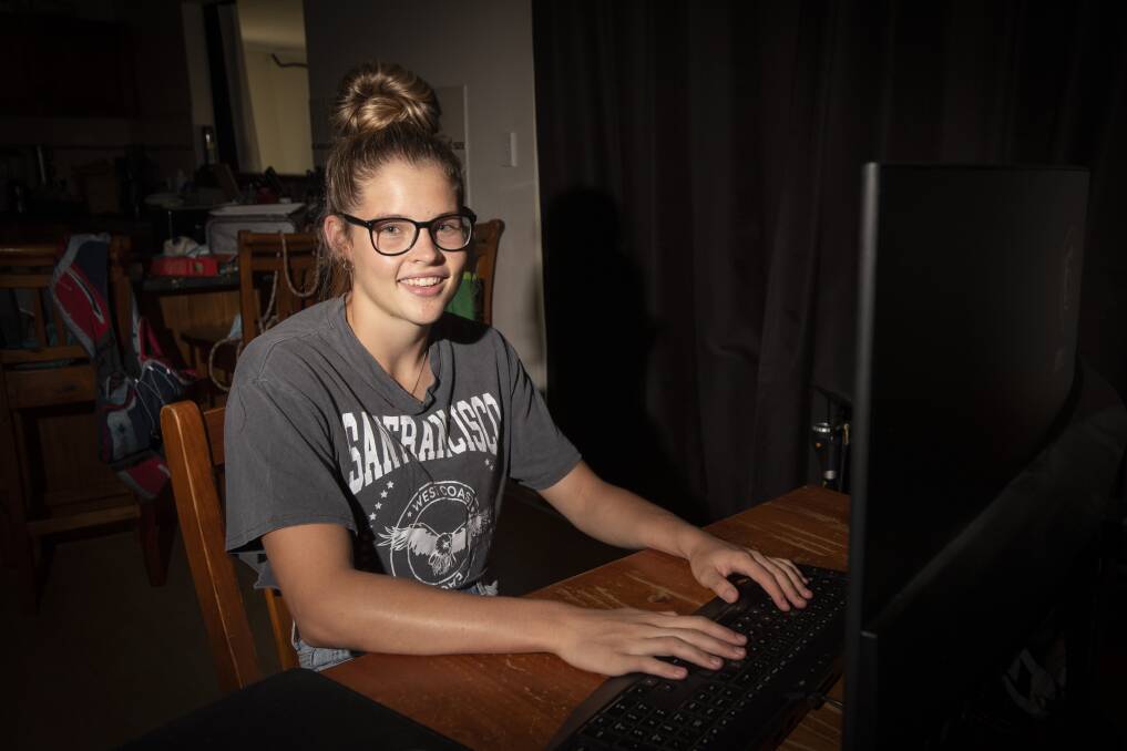 LOOKING AHEAD: Tamworth High School Year 12 graduate Emily Deasey has been offered a dream future path through university. Photo: Peter Hardin