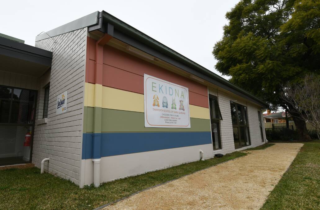 FULL CAPACITY: The Ekidna Tamworth School of Early Learning opened on Carthage Street in 2019. Photo: Gareth Gardner 250621GGE04