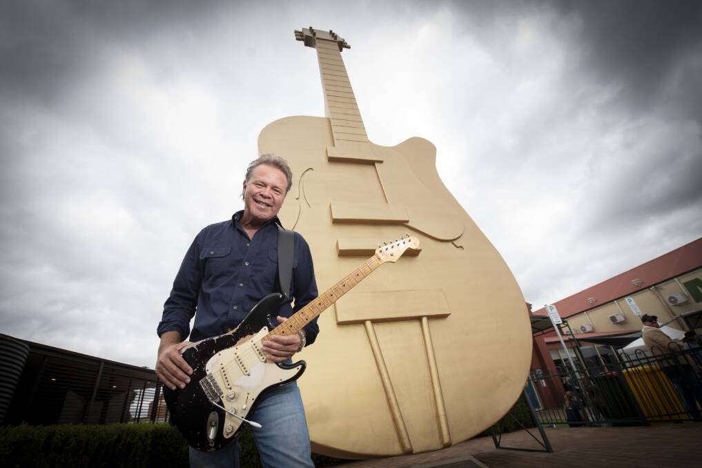 ON TOUR: Troy Cassar-Daley returns to Tamworth after his recent visit in April, this time with iconic musician Ian Moss. Photo: Peter Hardin