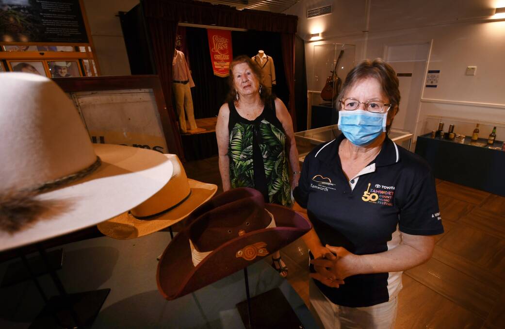 HISTORY WAITING: Country Music Hall of Fame volunteer Lorraine Pfitzner and staff member Cathy Hanley are excited about the new upgrades ahead of the festival. Photo: Gareth Gardner 
