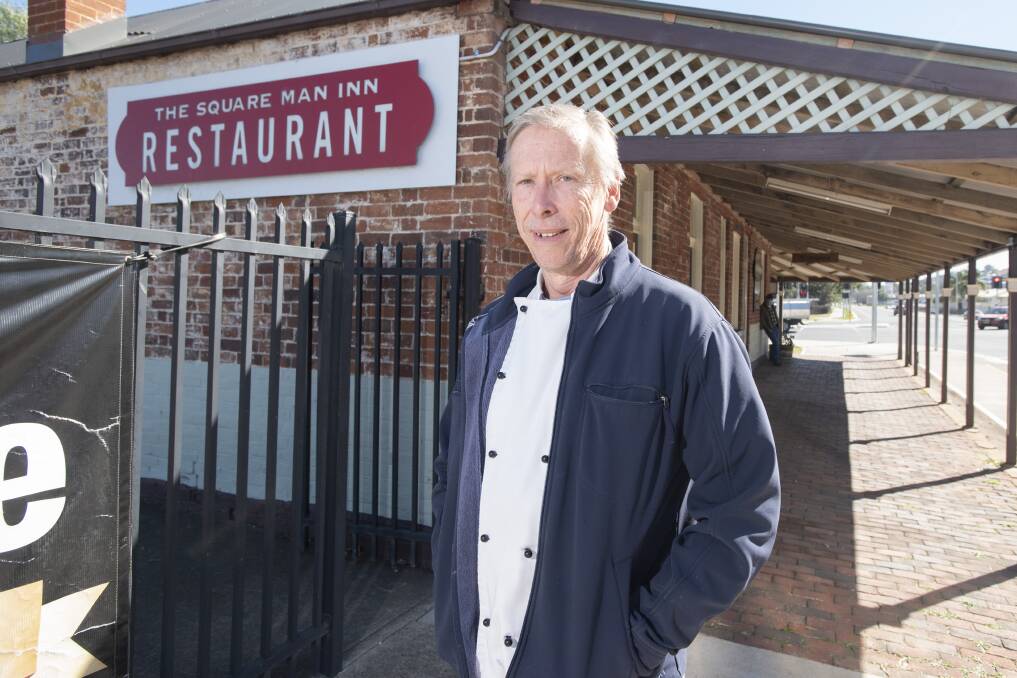FOOD FOR THOUGHT: Square Man Inn manager Rob Breeze is looking to the future after deciding to close his current restaurant. Photo: Peter Hardin 220721PHA003