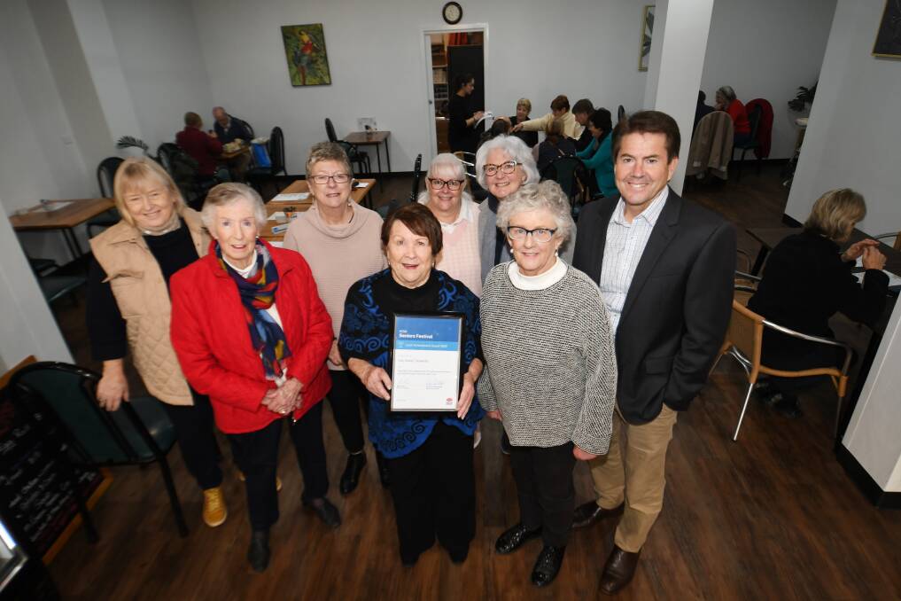 GREAT EFFORT: Can Assist received a Seniors Local Achievement Award at a morning tea this week. Photo: Gareth Gardner