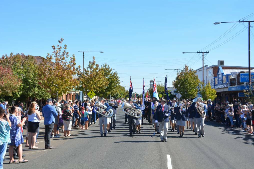 MARCHING ON: After having to pay their respects from driveways last year, Gunnedah locals will get the chance to take part in a dawn service and watch a march this year. Photo: file.