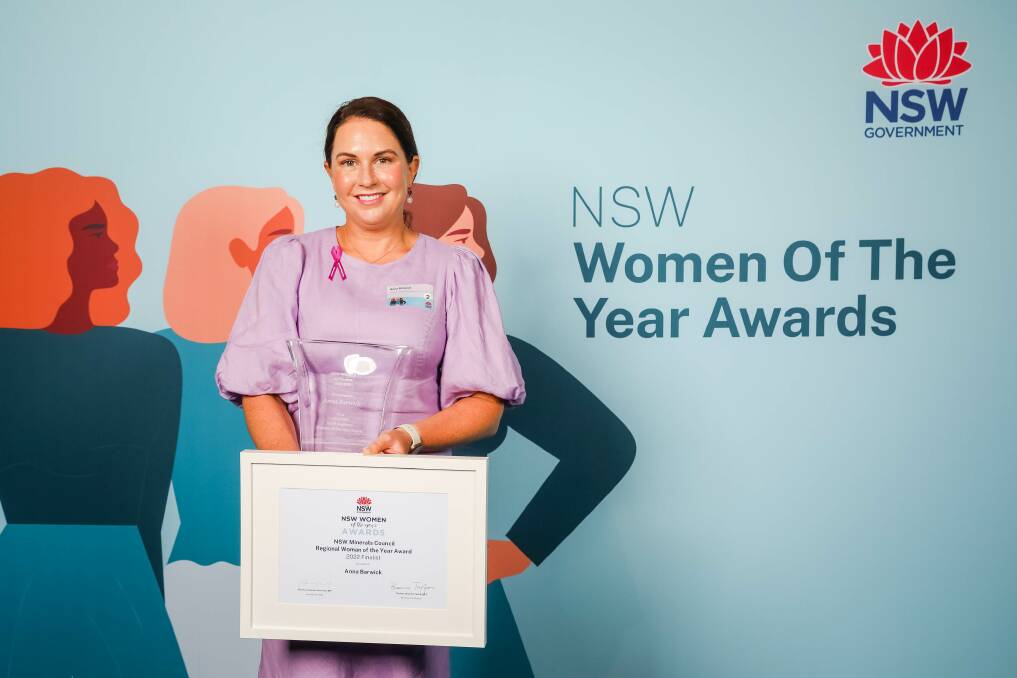 WELL DESERVED: Walcha's Anna Barwick said she was honoured to be named the NSW Premier's Woman of the Year for her work founding and growing PharmOnline, among other achievements. Photo: Salty Dingo