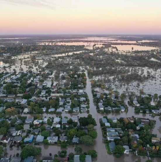 RECOVERY MODE: Moree township is now safe, having last week suffered its worst flood since 2012. Photo: Toney Lockrey.