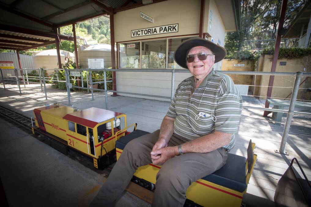 FULL STEAM AHEAD: Tamworth and District Model Engineers treasurer Phillip Day said plans to expand the miniature train track are moving forward. Photo: Peter Hardin