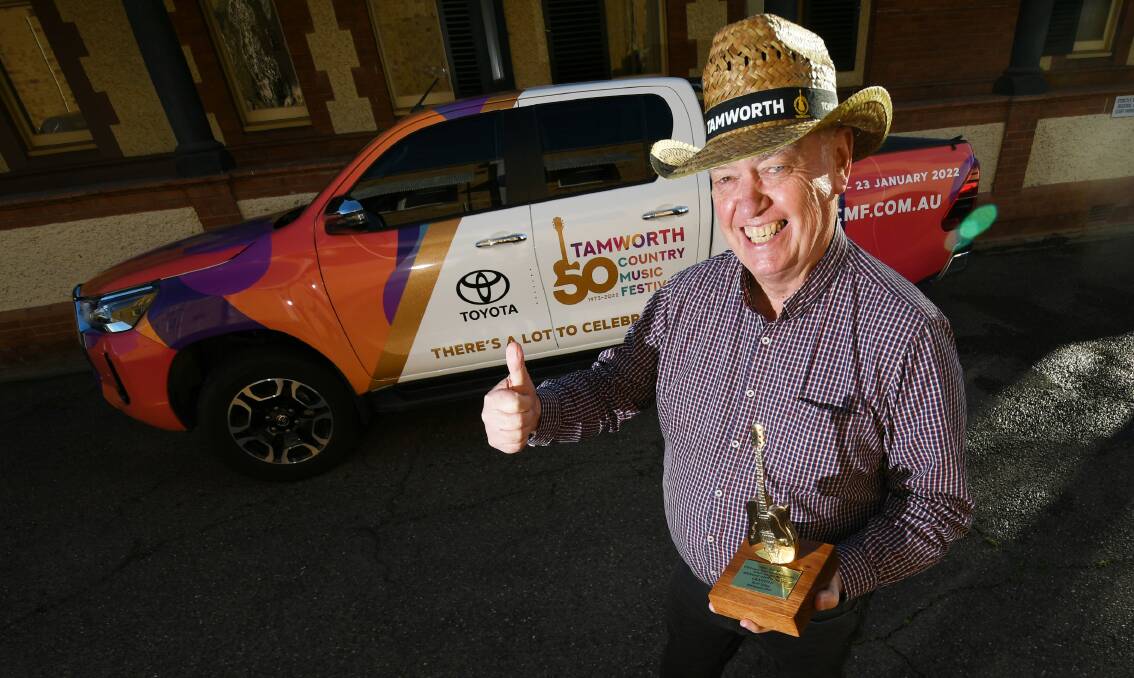 ROCK ON: Manager of country music Barry Harley is looking forward to a huge Tamworth Country Music Festival in 2022, with the event all but certain to go ahead. Photo: Gareth Gardner 250821GGD03