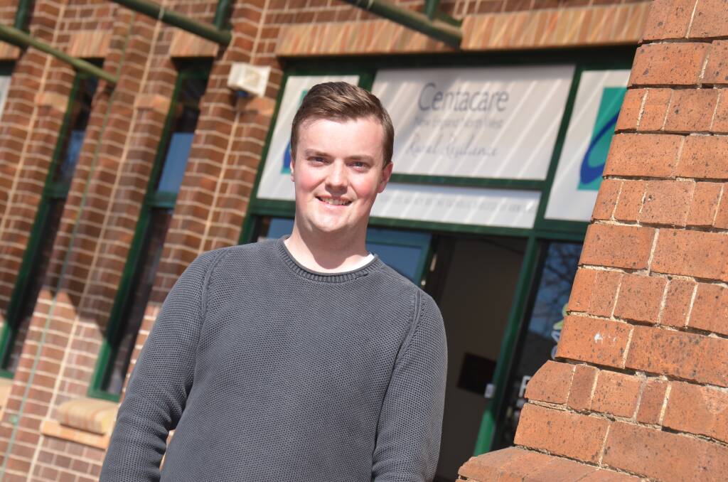 FRIENDLY FACE: Jake Plowes will be meeting with clients and doing his best to support each and every one of them to overcome their problems. Photo: Laurie Bullock