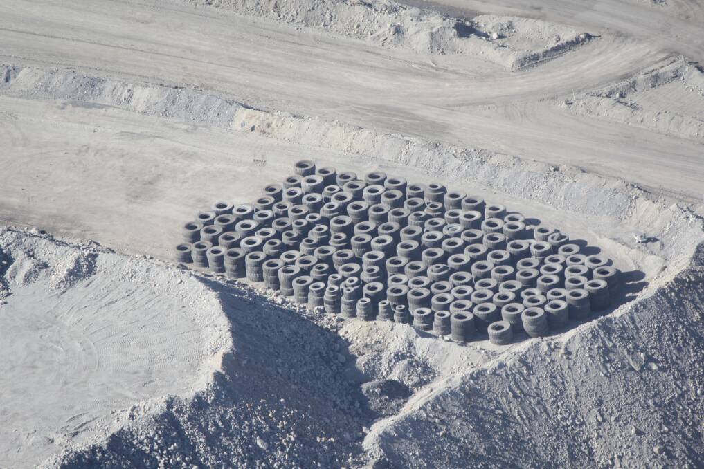 CLOSER LOOK: A number of Whitehaven Coal sites are under the microscope as the EPA looks into rumours mines have been illegally burying tyres. Photo: North West Protection Advocacy 