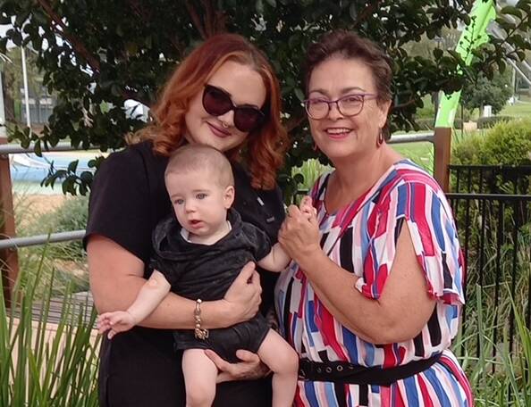 IN NEED: Tamworth mother Tayla Watson with son Harvey alongside Labor candidate Laura Hughes. Photo: supplied
