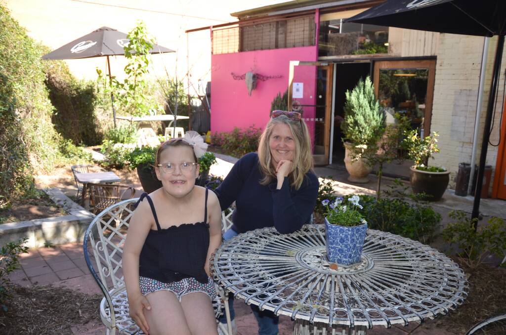 NEW BEGINNINGS: Kellie O'Callaghan and her daughter Clementine are looking forward to the new venture at Ruby's cafe, which was recently taken over having been put up for sale in June. Photo: Cody Tsaousis