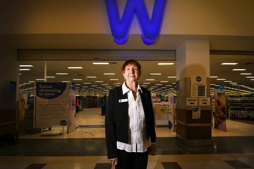 LONG CAREER: Shirley King has been at Big W for 45 years, making her its longest serving employee. Photo: Gareth Gardner 110820GGA01, file [taken before COVID-19 restrictions]