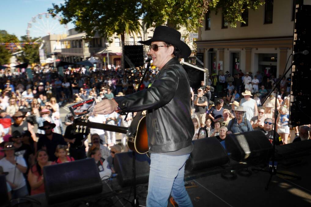 BIG SUCCESS: The festival was a huge success in April, with the likes of Lee Kernaghan still pulling in big crowds. Photo: Gareth Gardner