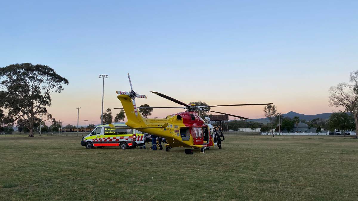Rescue helicopter needed after 9-year-old girl falls from motorcycle