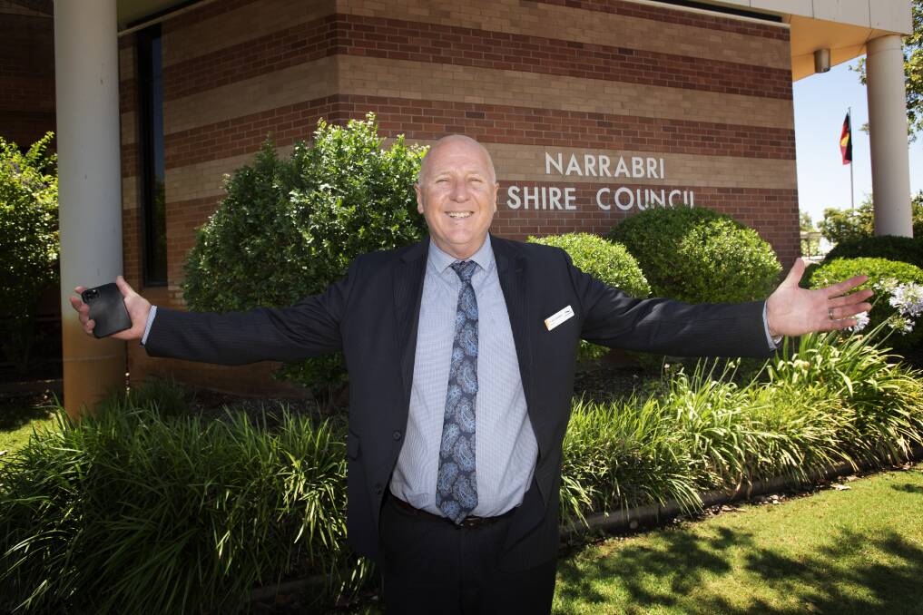 OPENING UP: Narrabri Shire Council mayor Ron Campbell could not be happier the region has been released from lockdown. Photo: Peter Hardin, file