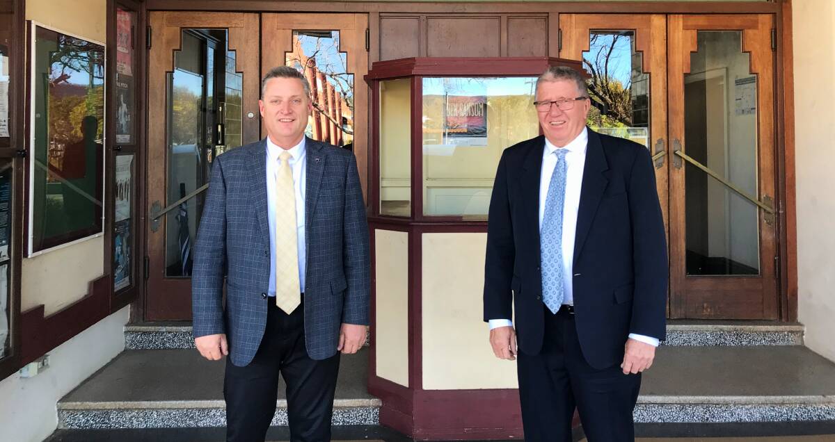 TALKING MONEY: Gunnedah Shire Council and Tamworth Regional Council mayors Jamie Chaffey and Col Murray have revealed their 2021-22 NSW budget wishlists. Photo: Vanessa Hohnke, file.