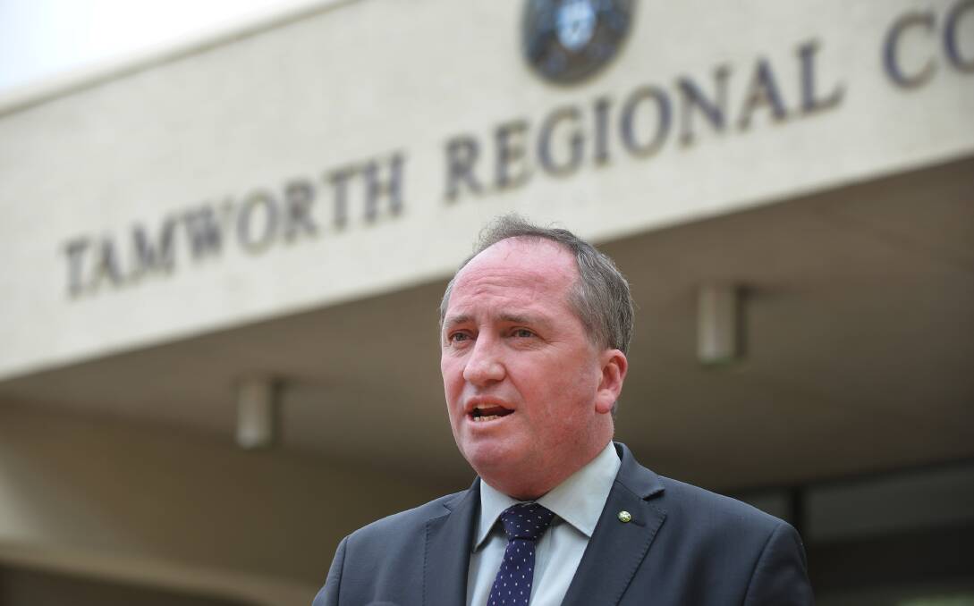 LITTLE THINGS: Barnaby Joyce is happy to be able to announce funding for a number of small community projects, which he said has a big impact on people's lives. Photo: file
