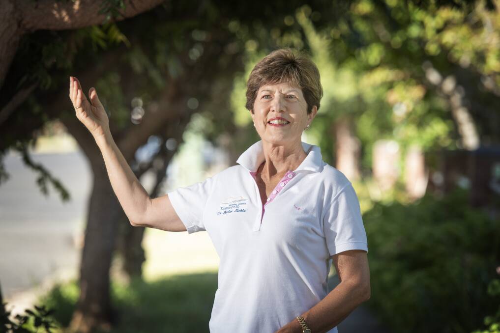 TREE TRAGIC: Councillor Helen Tickle said trees are crucial to people's mental health and the general allure of living in urban areas. Photo: Peter Hardin