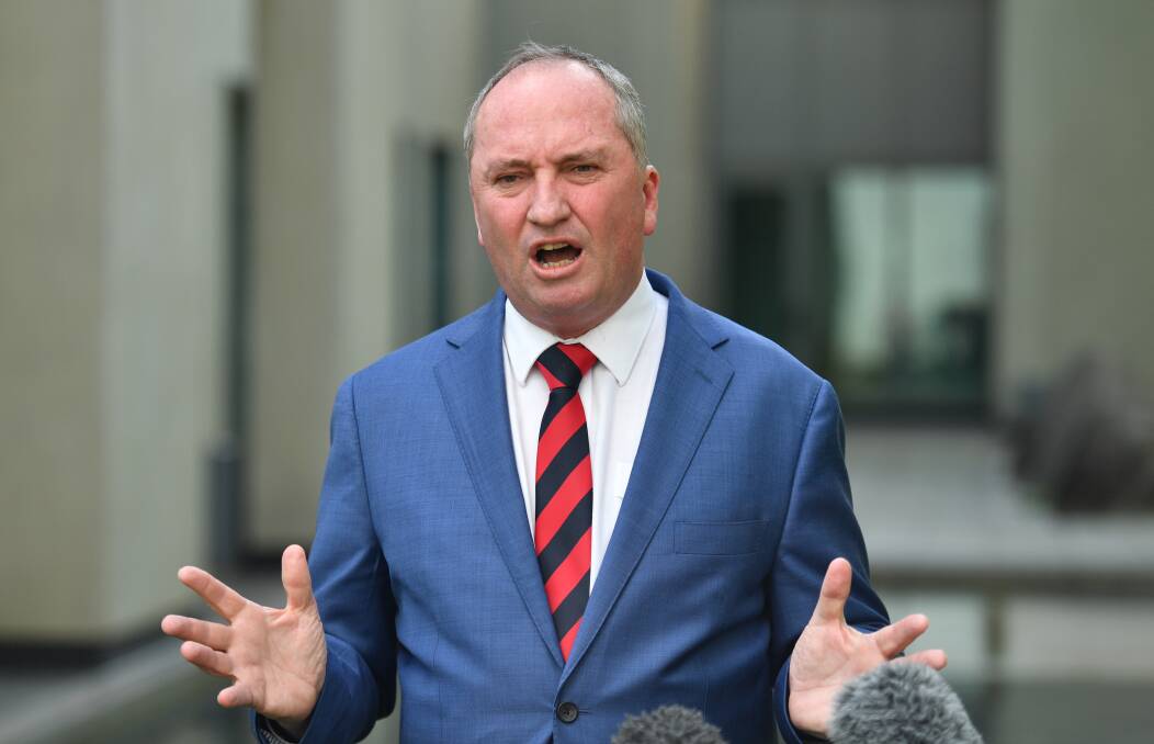 IT'S GO TIME: Barnaby Joyce believes with Kevin Anderson at the helm, the Dungowan Dam project will now get underway. Photo: Mick Tsikas, file