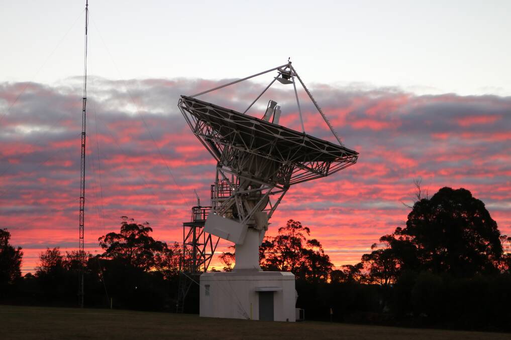 SPACE SATELLITE: Lockheed Martin's tracking, telemetry and control station at Uralla. Photo: supplied.