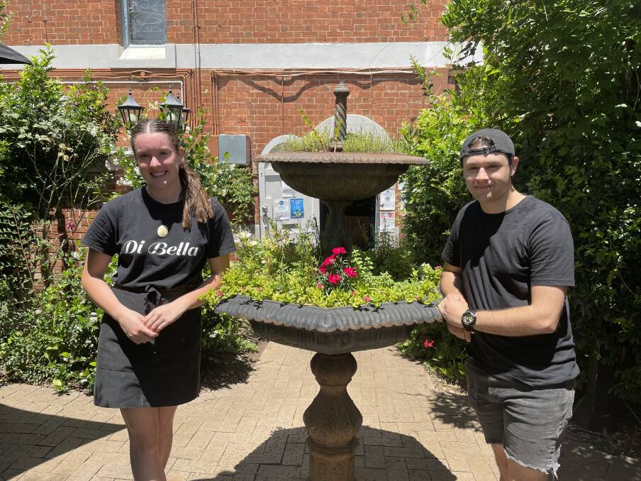 OPENING UP: Bell House workers Amelia Simm and Benjamin Kent will be happy to no longer ask people about their vaccination status. Photo: Cody Tsaousis