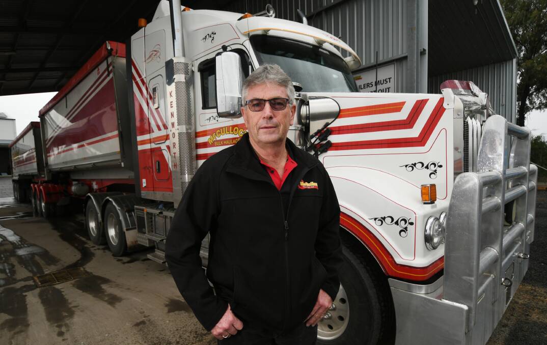 BIG RIG: McCulloch Bulk Haulage's Mick McCulloch is hoping a new program will increase the amount of local truck drivers. Photo: Gareth Gardner