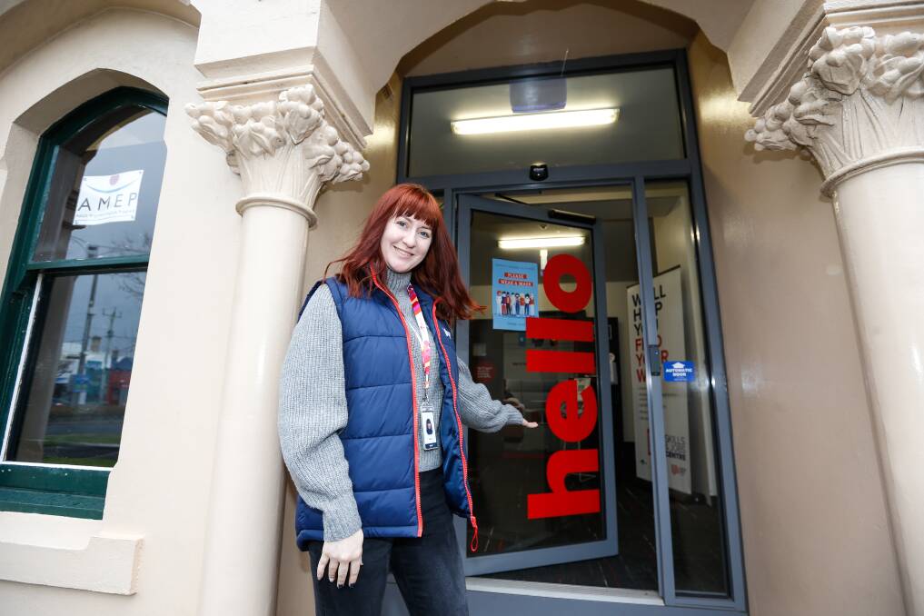 New direction: Skills and Jobs Centre pathways administrator Oksana Yakushchenko has noticed more people opting to change careers since COVID-19. Picture: Anthony Brady 