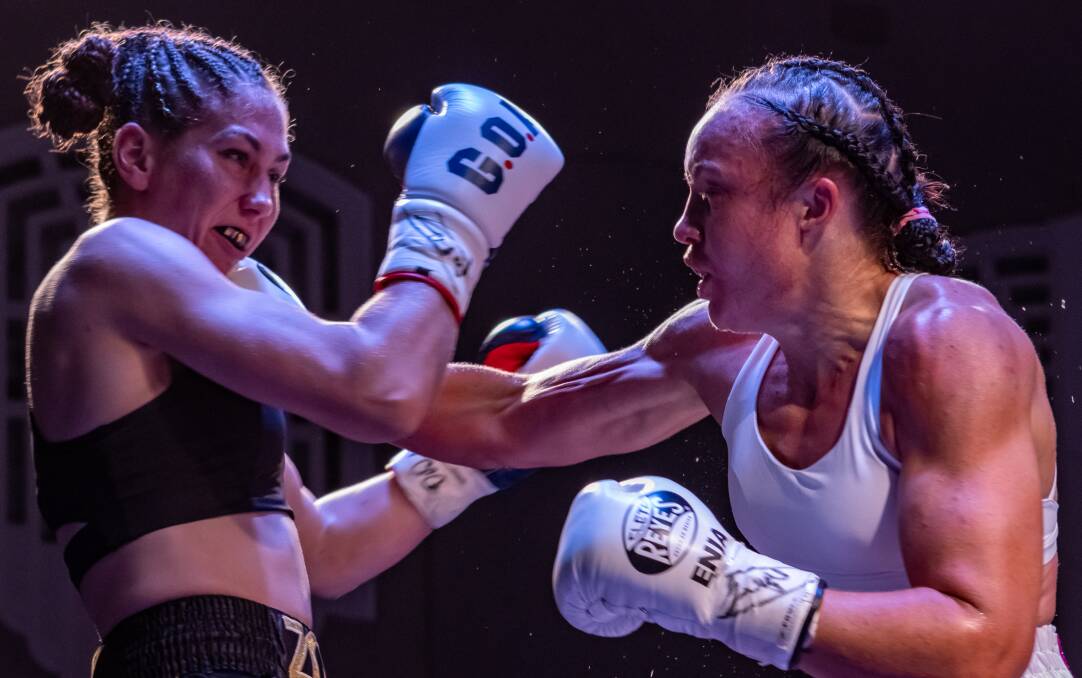 Enja Ryan (right) will defend her Australasian title at Dubbo RSL next week. Picture by Bridget Bartlett Photography