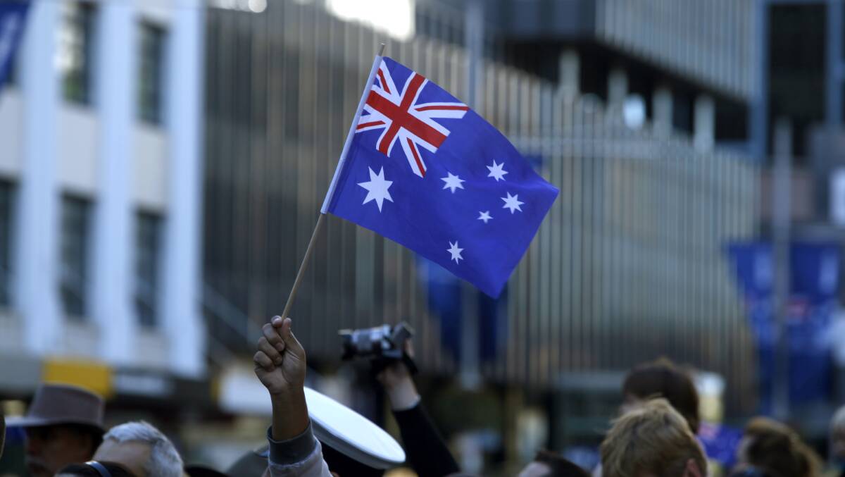 The Australian Flag. Picture: File photo