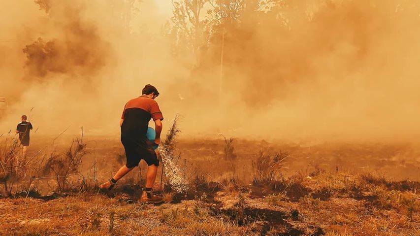 It has taken a community to come together to get a hold on what have been the worst fires we've seen in more than 20 years. Photo: Talaya Abbott.