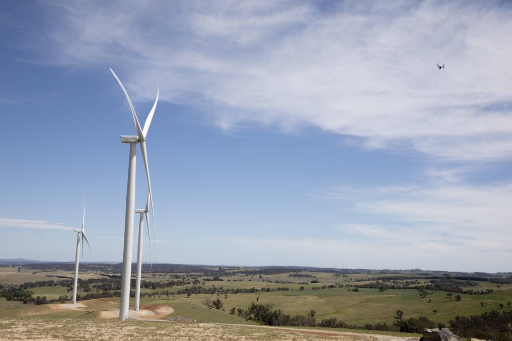 Wind turbines may one day dot the landscape west of Walcha. File picture by Sitthixay Ditthavong