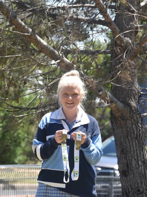 HOT HAND: Inverell-based Brittany Camp is making waves in lawn bowls.