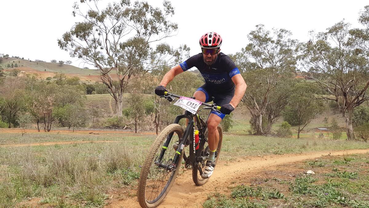 In top form: Alwyn Miller won Tamworth's Smash the Mountain race on the weekend. Photo by Georgia Miller. 