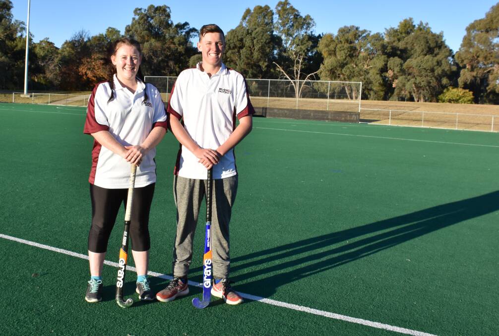 Siblings Tess and Mitchell Stewart are reaching milestones as they strive to make their hockey dreams come true. 