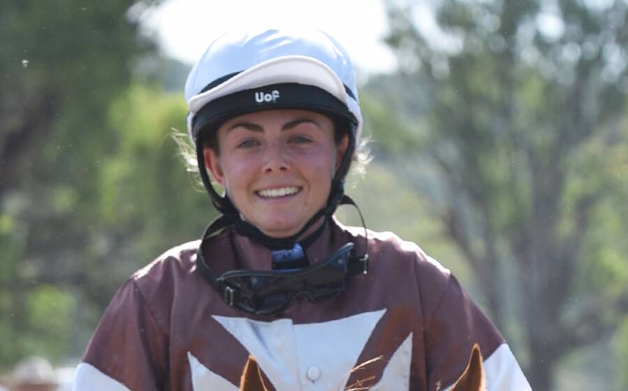 DYNAMIC DUO: Jockey Mikayla Weir has steered Inverell-trained Not In The Nick to victory at Tamworth.