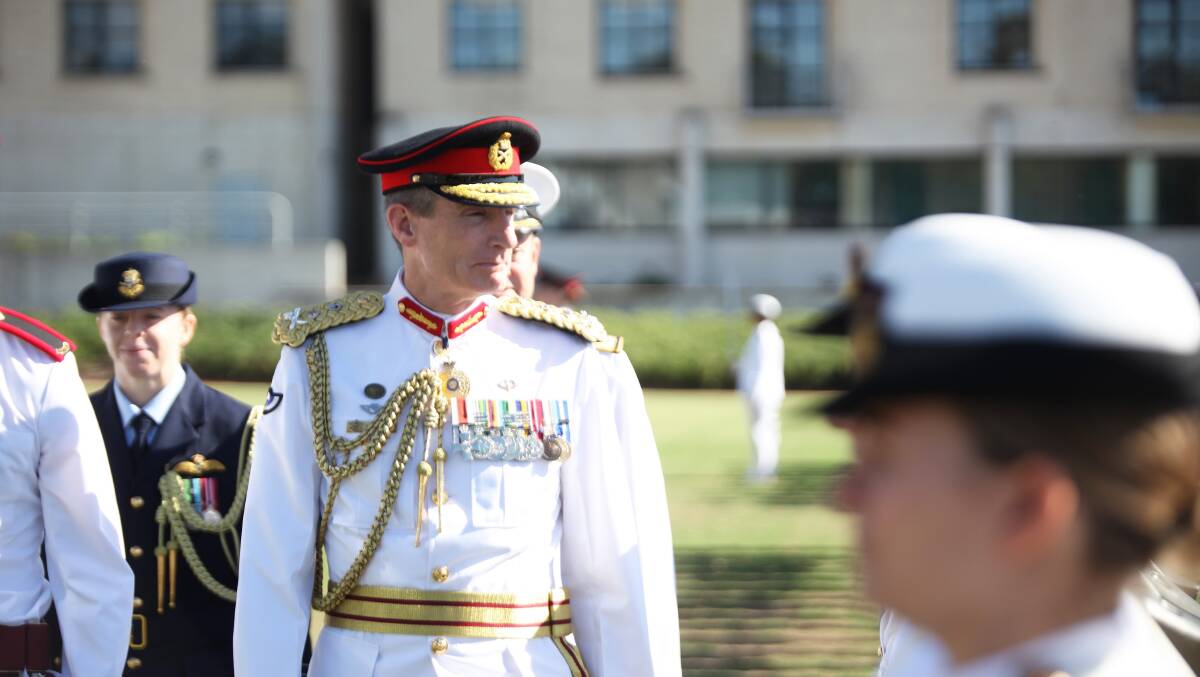 General Angus Campbell made the controversial remarks after welcoming the new class of Australian Defence Force Academy trainee officers. Picture: Department of Defence