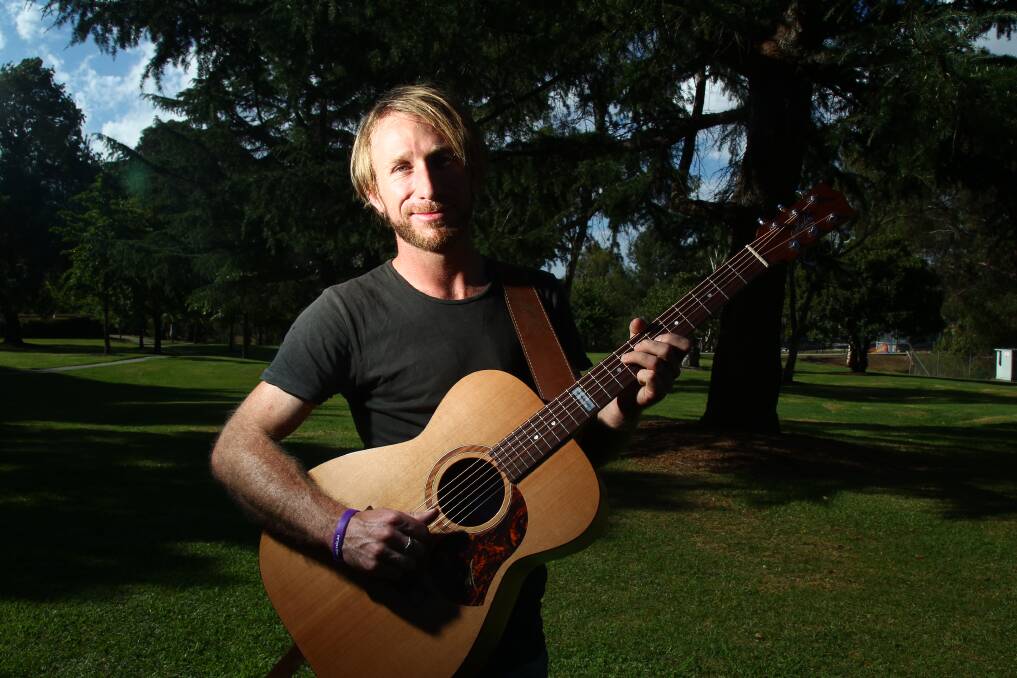 IN WITH A CHANCE: Oberon musician Mickey Pye has a chance to win his first Golden Guitar after receiving his fourth nomination. Photo: PHIL BLATCH 021817pbcountry1