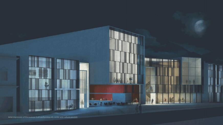 FACE LIFT: An artists impression of what the gallery redevelopment could look like. Photo: TRC