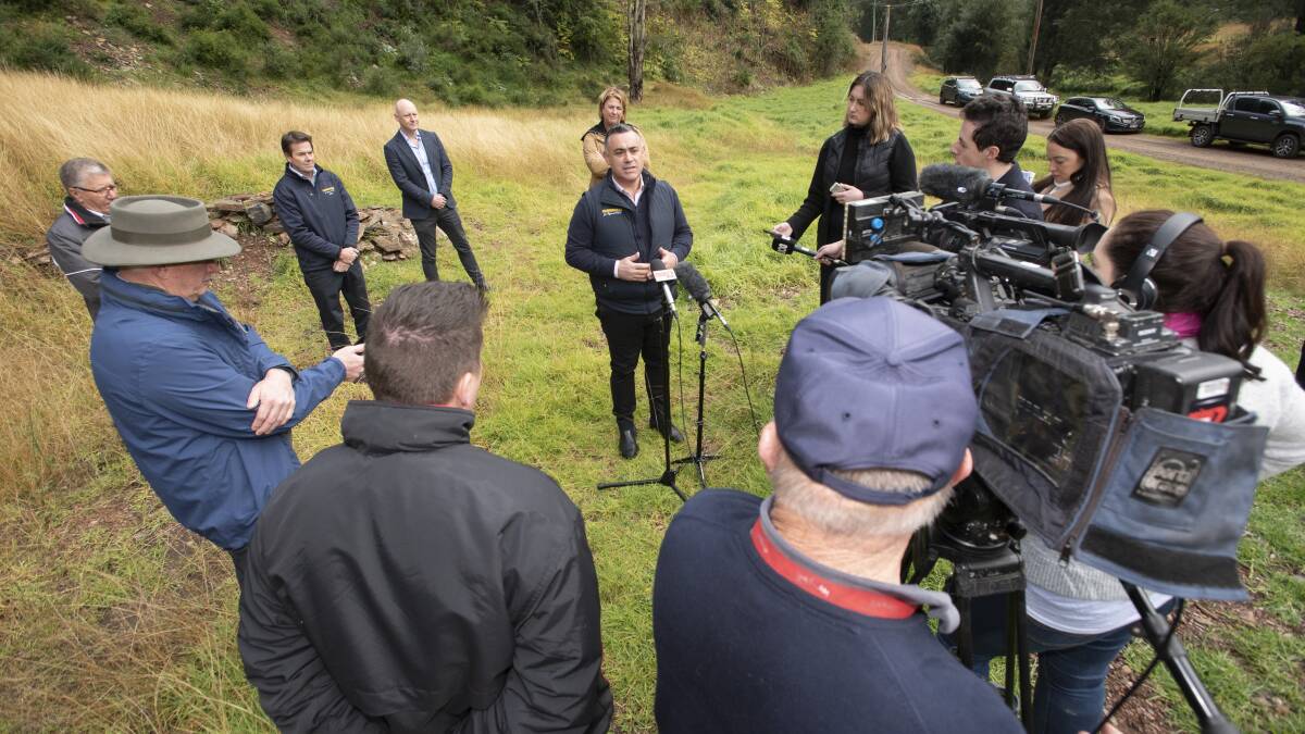 ARTS GRANTS: Deputy Premier John Barilaro has defended the decisions he and former Arts Minister Don Harwin made on Regional Cultural Fund grants. Photo: Peter Hardin 250520PHA084