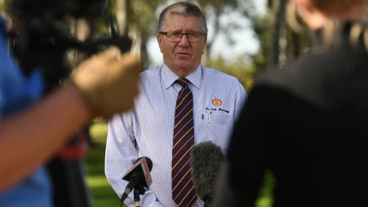 PIPELINE PLAN: Tamworth Regional Council mayor Col Murray believes the council is better placed to own and operate the Chaffey Dam pipeline. Photo: Gareth Gardner 