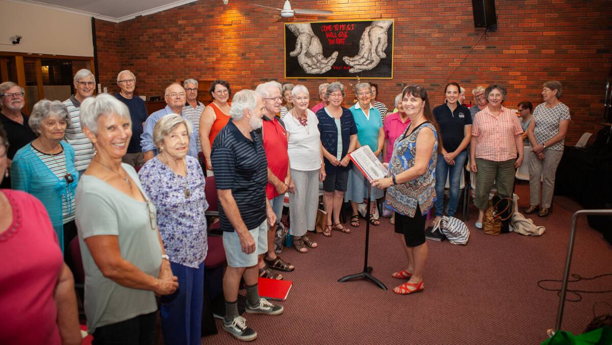 SONGBIRDS: Tamworth Choral Society is excited to present its 70th anniversary show Down Memory Lane and have been busy rehearsing for the show. Photo: John Cummins