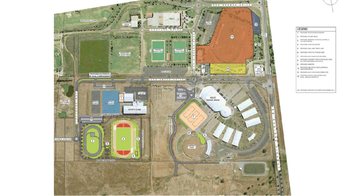 EXCITING PLAN: The future of the Northern Inland Centre of Sporting Excellence. Photo: TRC