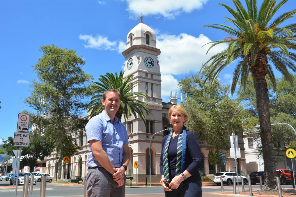 CONSERVED: Tamworth Regional Council development manager Sam Lobsey and councillor Juanita Wilson. Photo: Madeline Link