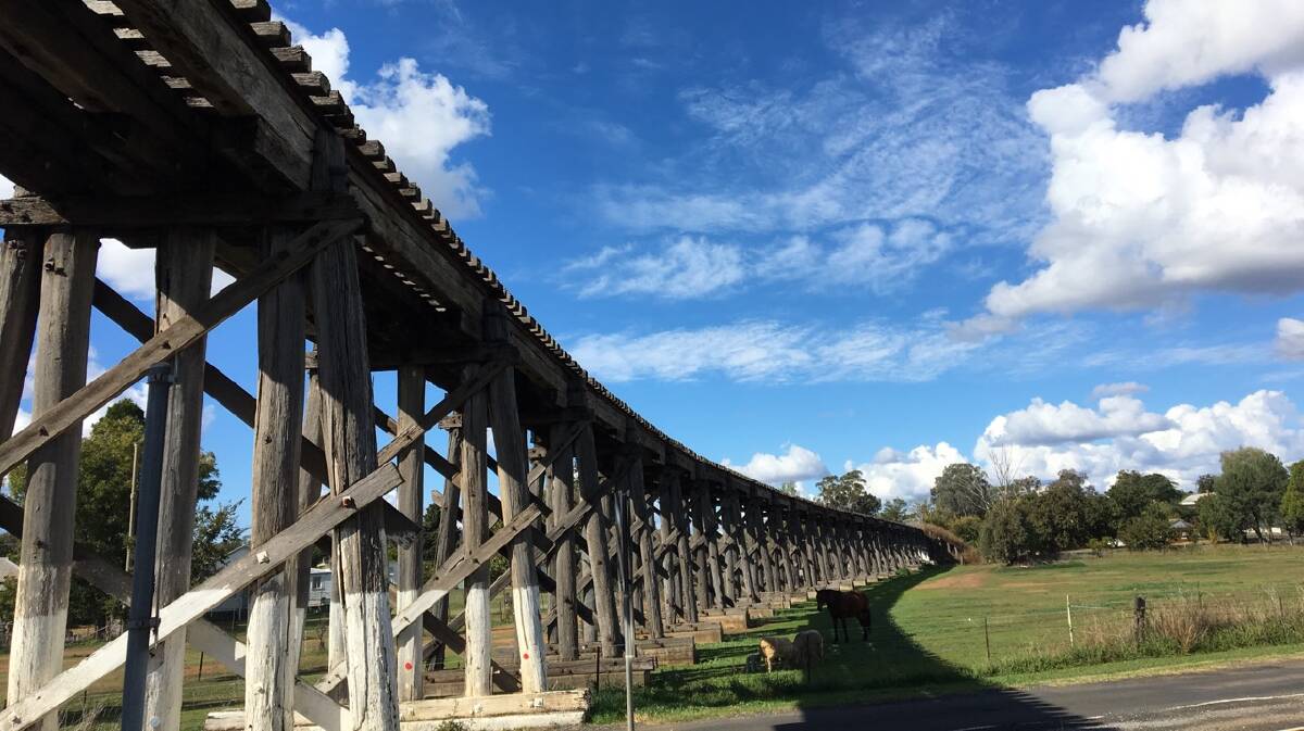 GONE: The Manilla viaduct will be demolished except for three spans in a Transport for NSW decision.